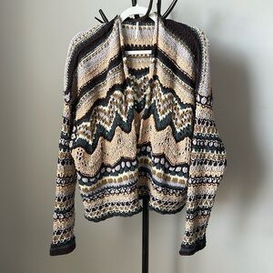 Free People Feeling Nostalgic Crochet Cardigan